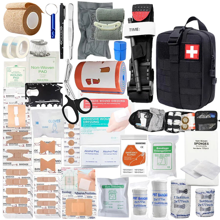 EHBO Noodpakket Large | Complete Eerste Hulp Set met 380+ Essentiële Items