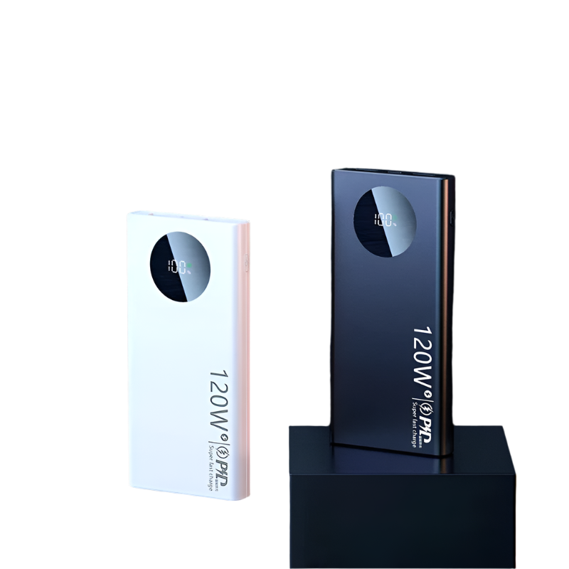 Powerbank 30000 mah wit en zwart