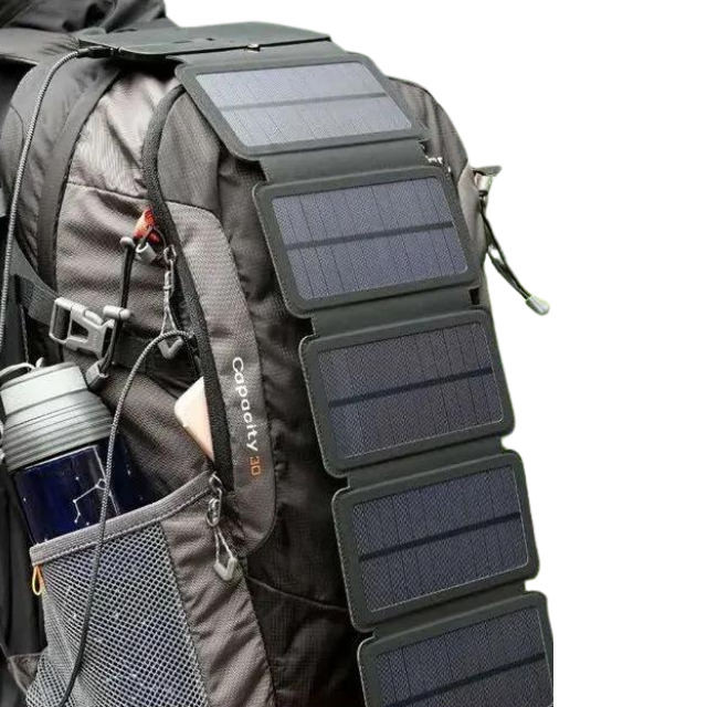 Opvouwbare telefoonoplader zonne-energie