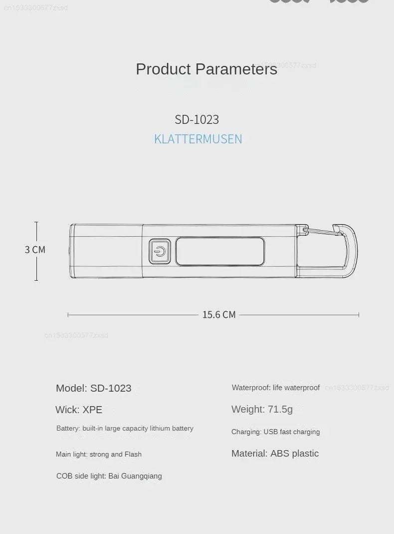 Xiaomi buiten LED zaklamp | Oplaadbaar - Alfa Survival