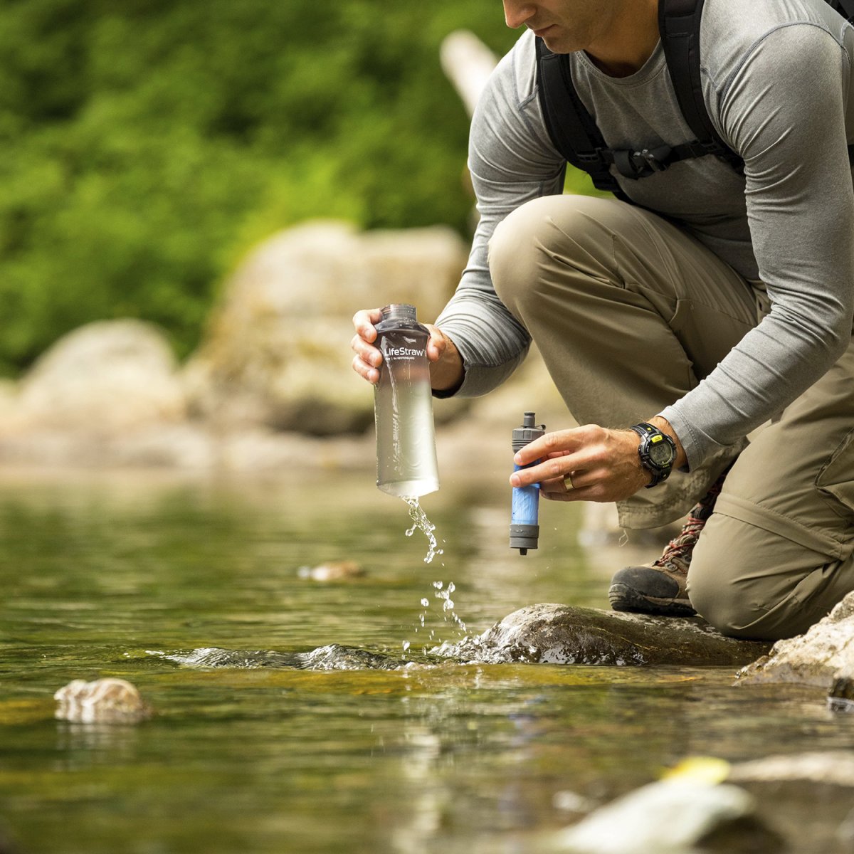 Waterfilters met pomp