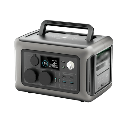 ALLPOWERS Portable Power Station R600, 299Wh LiFeP04 Battery with 2x 600W (1200W Surge) AC Outlets for Outdoor Camping RV Home
