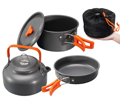 Camping kookset compact