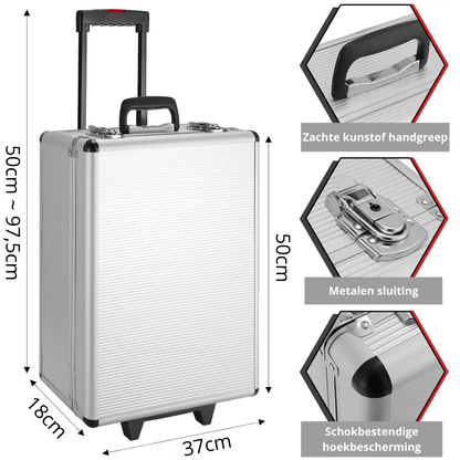afmetingen gereedschapstrolley