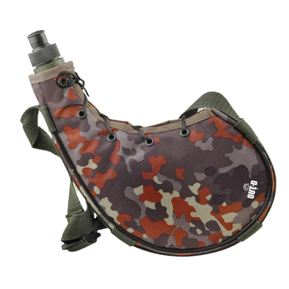 waterzak en drinkzak voor het wandelen of tijdens het kamperen met camouflage kleur